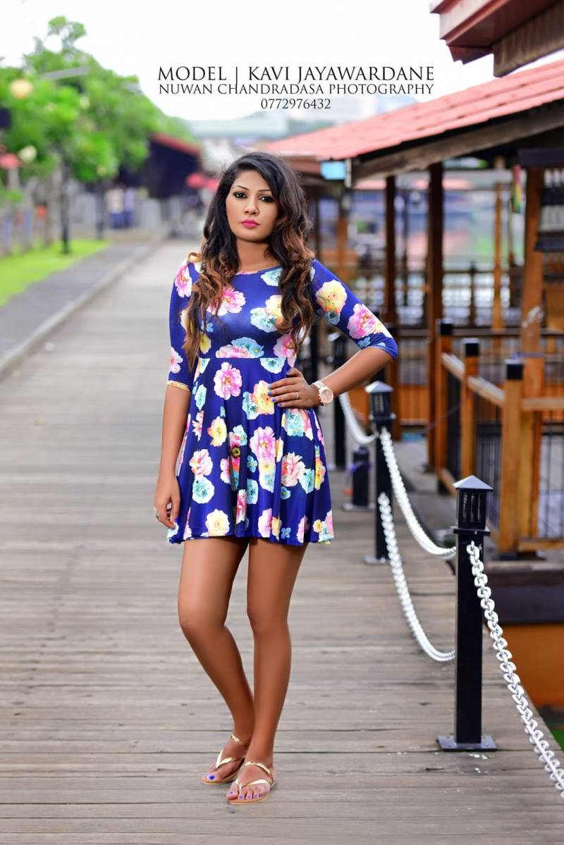 Kavi Jayawardane In Short Dress