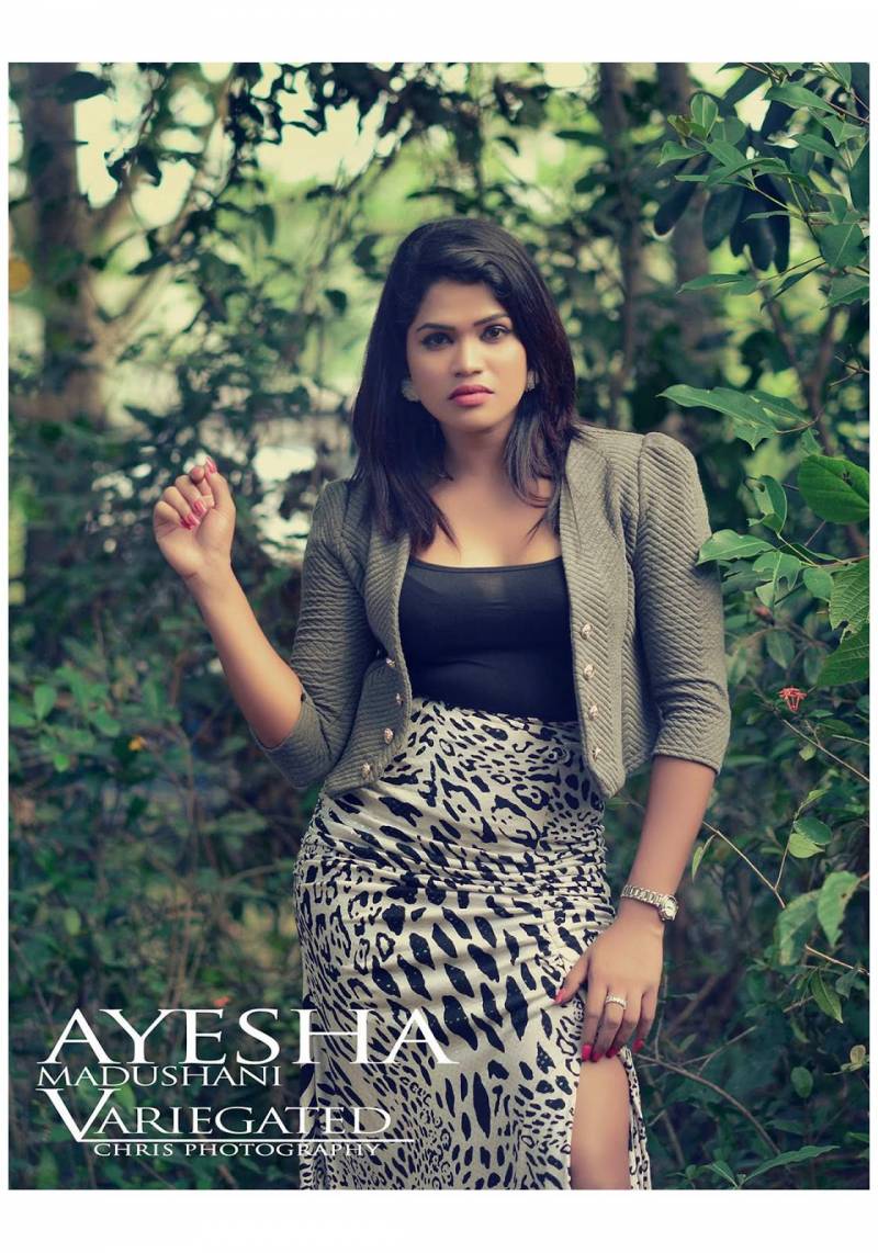 Ayesha Madushani In Black Skinny