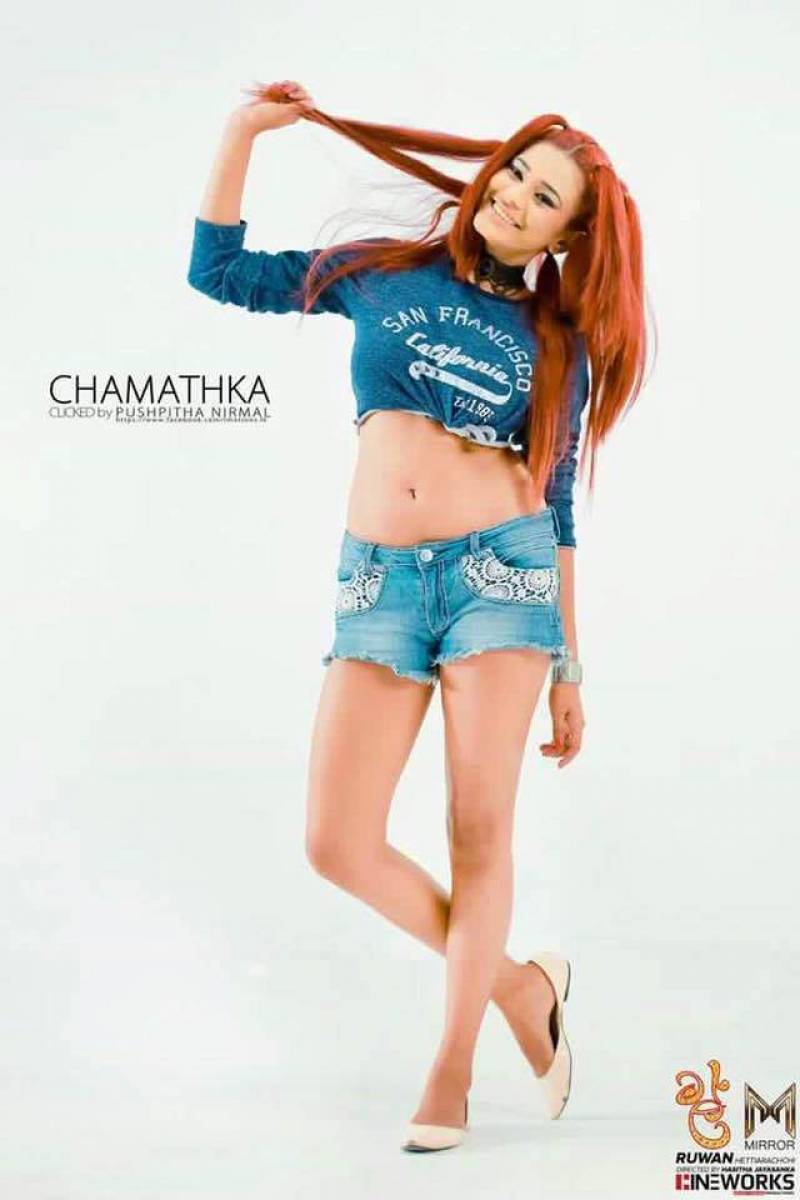 Chamathka Lakmini Super Hot Short