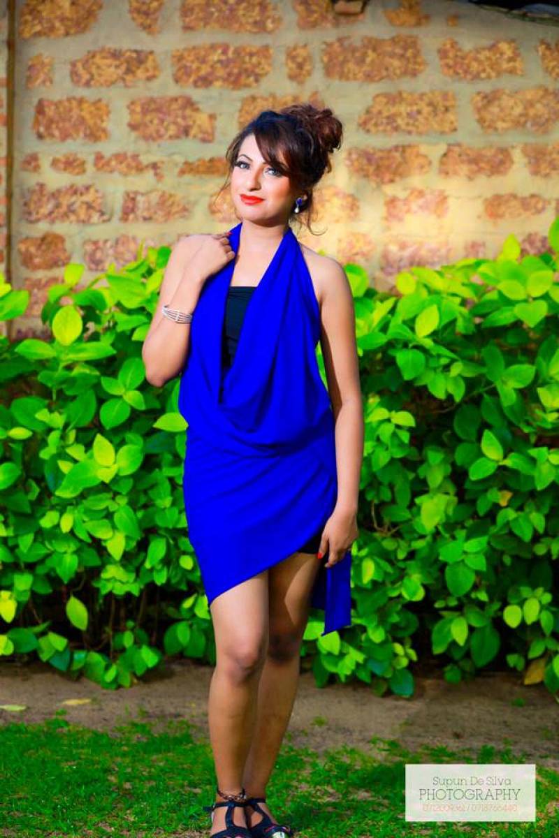 Disala Sasmini Samaraweera Blue Dress