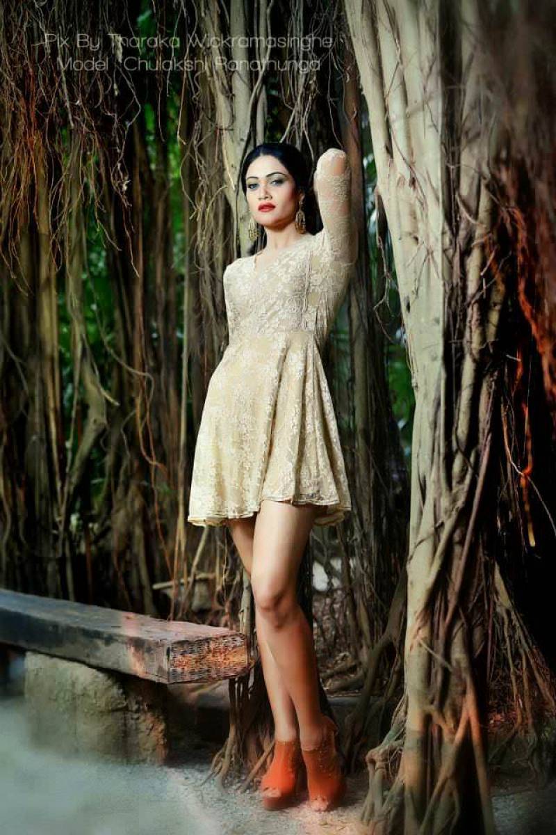Chulakshi Ranathunga Mini Dress Shoot