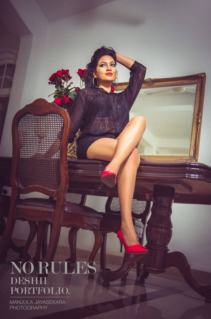 Deshii Senadhira Flaunts Her Toned Legs