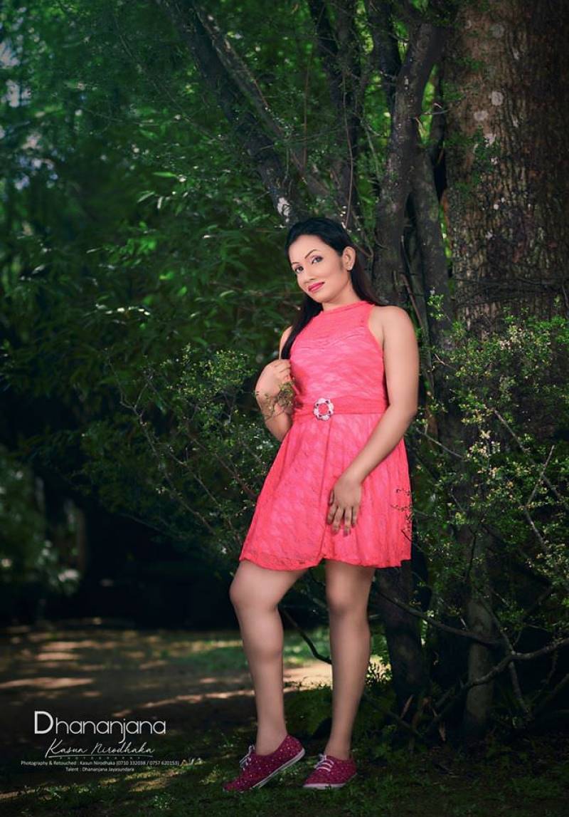 Dhananjana Jayasundara In Pink Dress