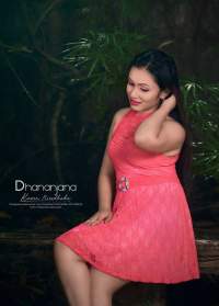 Dhananjana Jayasundara In Pink Dress
