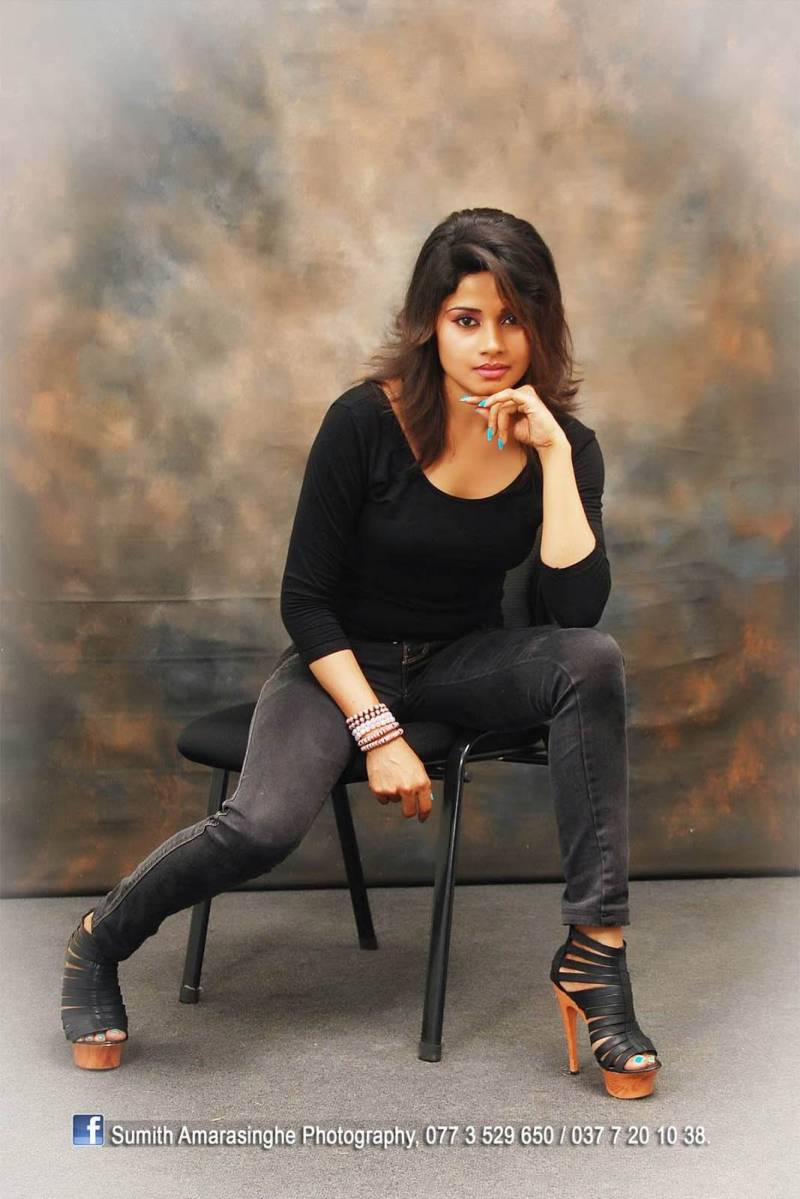 Geethika Rajapaksha Beauty In Black