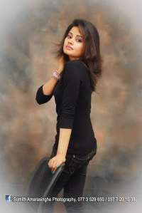 Geethika Rajapaksha Beauty In Black