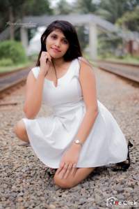 Madushi Ranasinghe White Dress