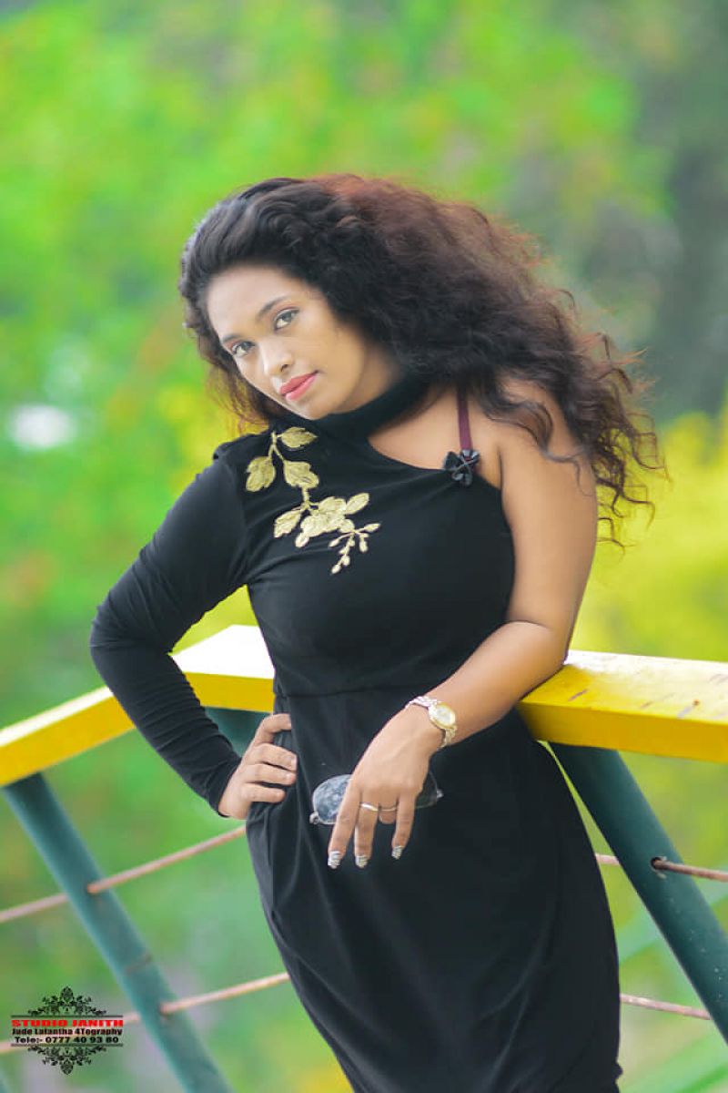 Nethu Bandara Black Dress