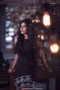 Asha Samarawickrama Black Dress