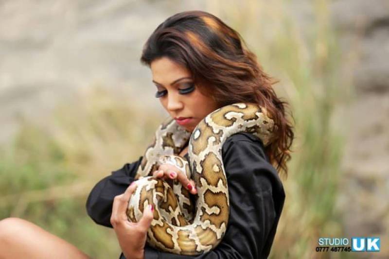 Anushka Niranjali With A Python