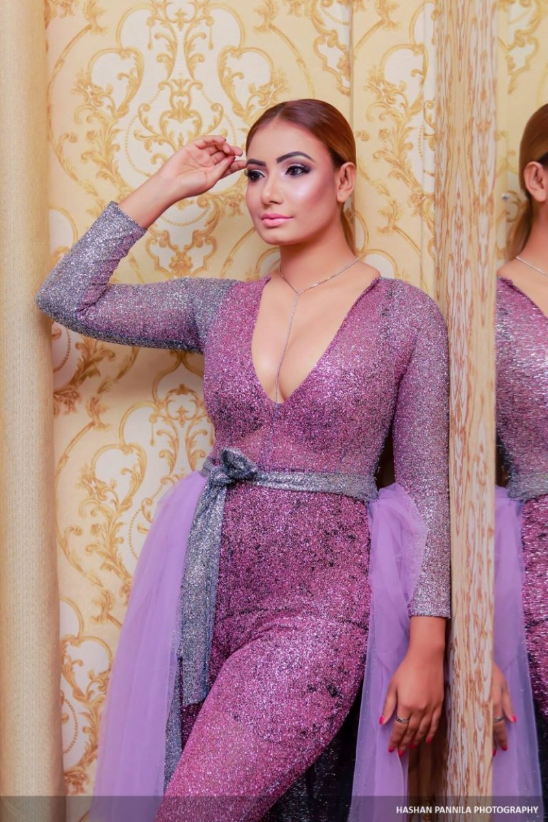 Teena Shanell Sexy Purple Dress