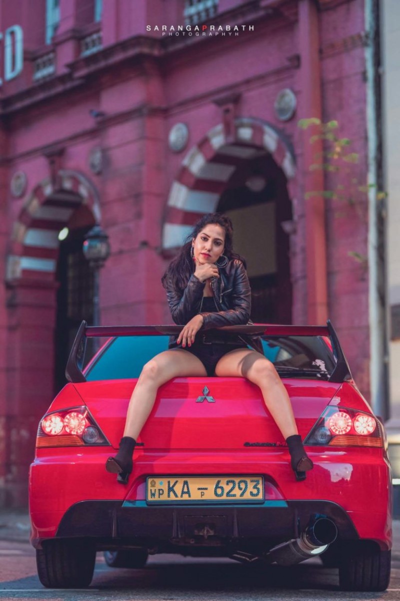 Anushka Munasinghe Car Clicks