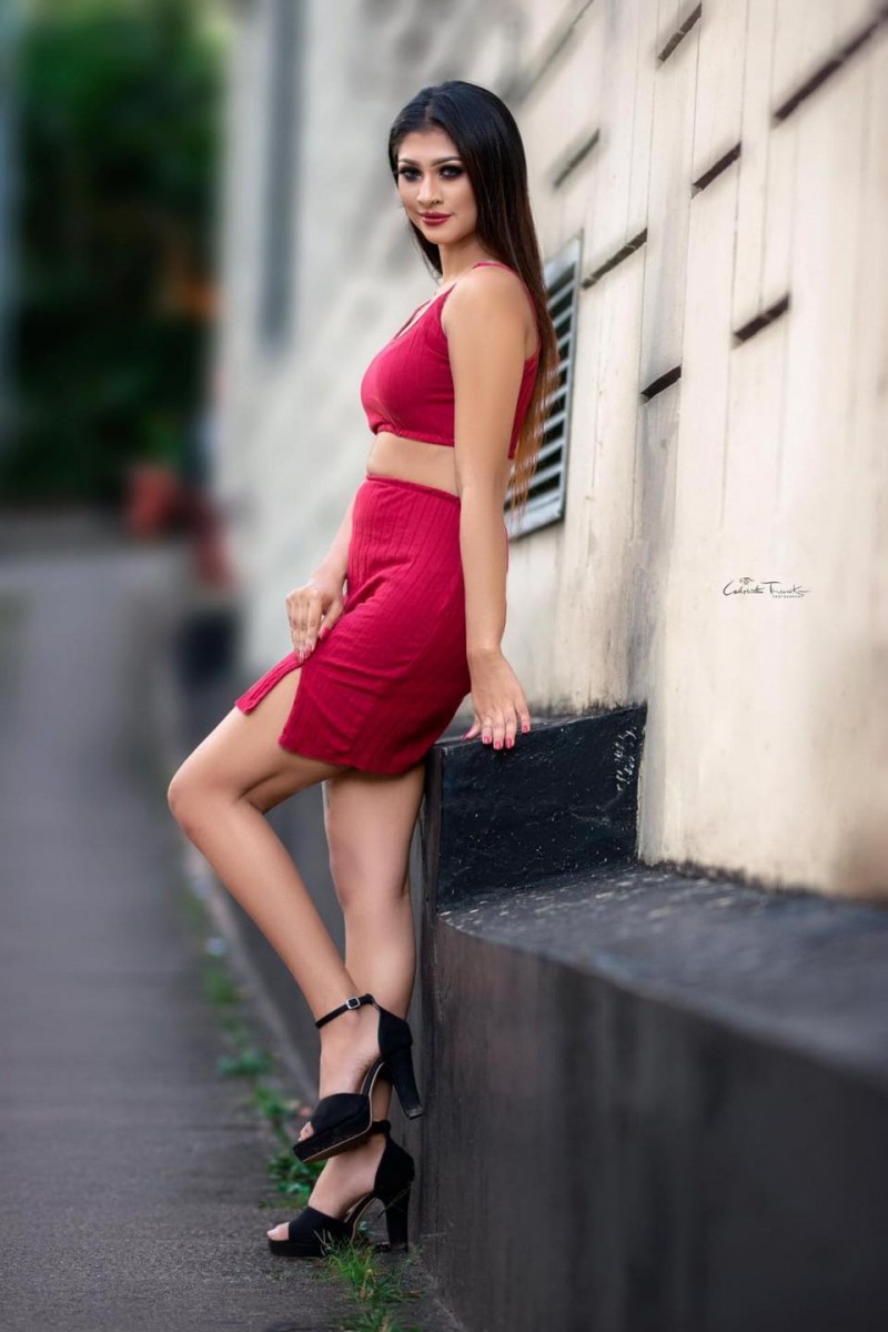 Pooja Vindy Red Dress