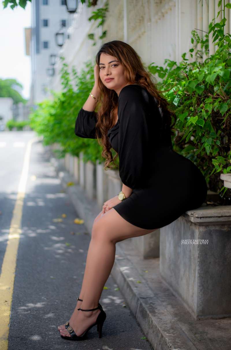 Sarah Sangz Black Tight Dress