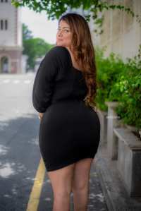 Sarah Sangz Black Tight Dress