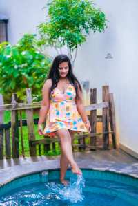 Shanaz Zain Short Floral Dress